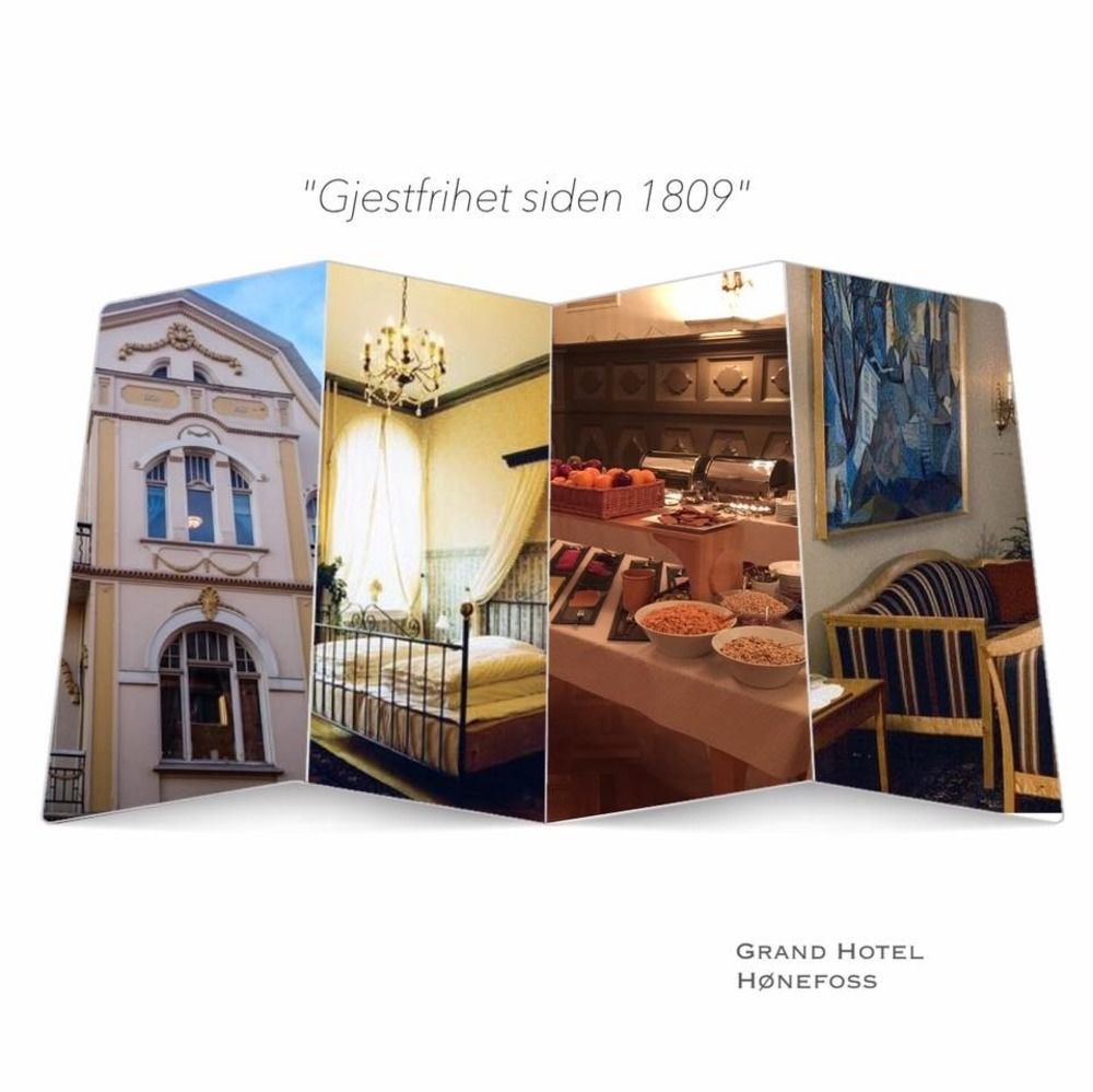 Grand Hotel Хёнефосс Экстерьер фото